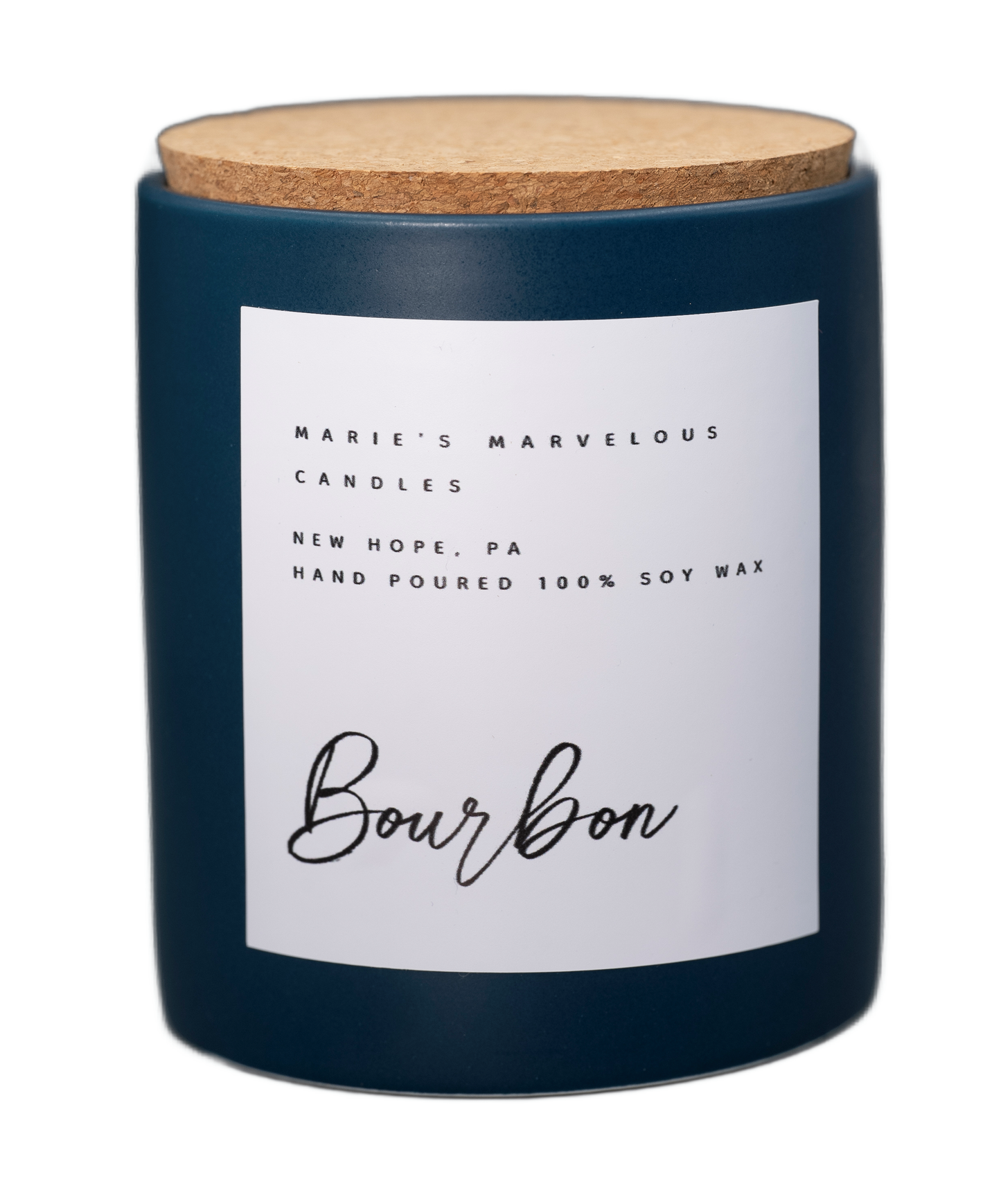 Luxury collection - Bourbon fragrance in our 15 ounce stone jar