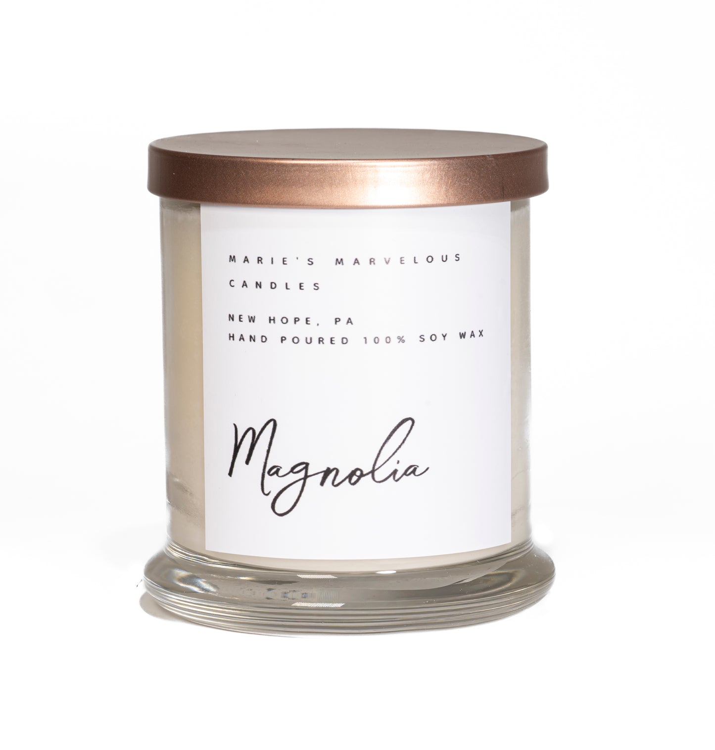 Classic Collection - Magnolia fragrance in our 12.5 ounce glass jar