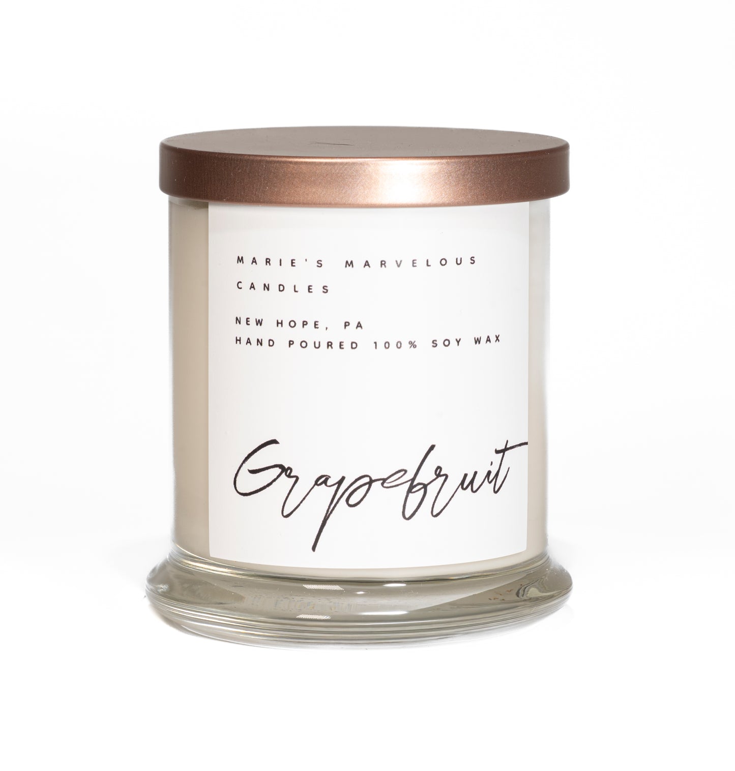 Classic Collection - Grapefruit fragrance in our 12.5 ounce glass jar
