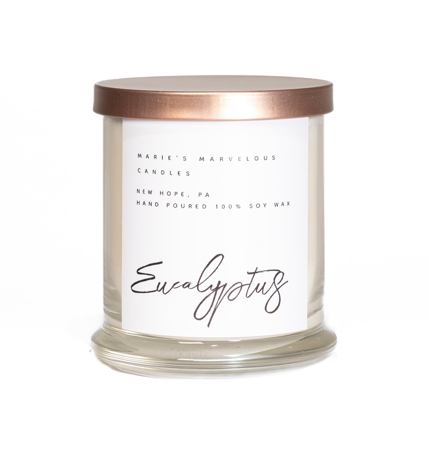 Classic Collection - Eucalyptus fragrance in our 12.5 ounce glass jar