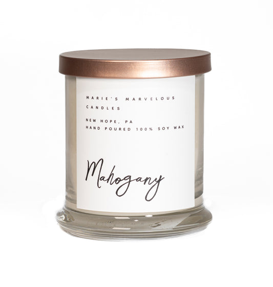 Classic Collection - Mahogany fragrance in our 12.5 ounce glass jar