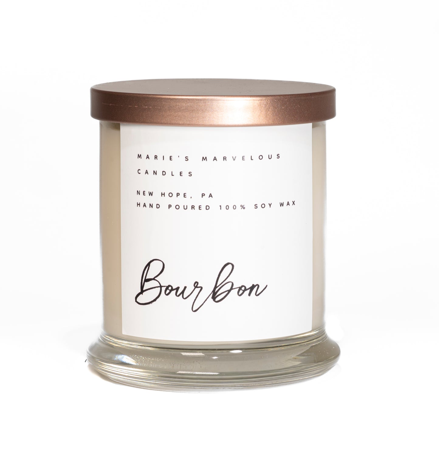 Classic Collection - Bourbon fragrance in our 12.5 ounce glass jar