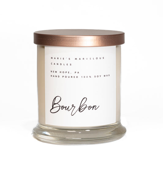 Classic Collection - Bourbon fragrance in our 12.5 ounce glass jar