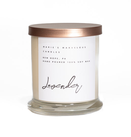 Classic Collection - Lavender fragrance in our 12.5 ounce glass jar