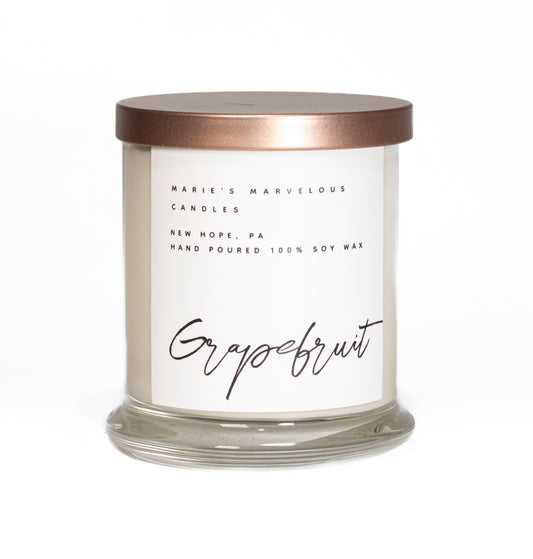Classic Collection - Grapefruit fragrance in our 12.5 ounce glass jar